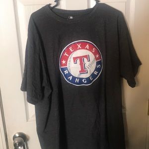 Grey fanatics Texas rangers tshirt